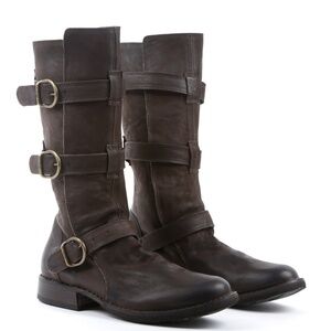 Gorgeous Fiorentini + Baker Leather Eternity 7040 Moto Boots Sz 37